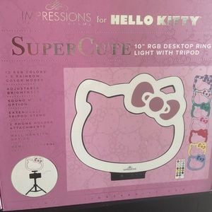 Impressions for Hello Kitty 10” RBG desktop ring light with tripod